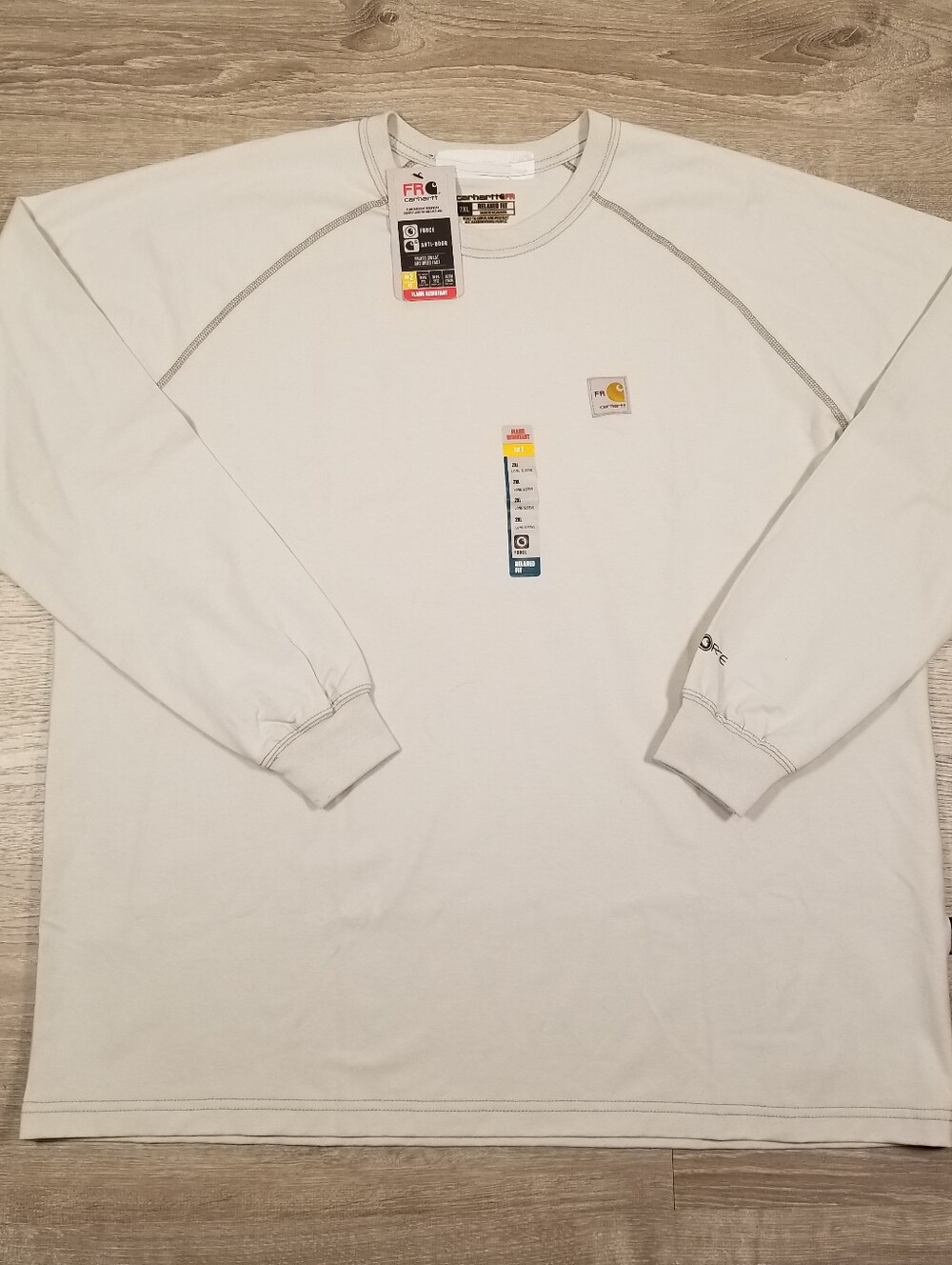 Carhartt Force FR Flame Resistant Relaxed Fit Long Sleeve Shirt Mens XXL NWT
